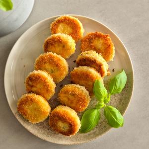 Knusprige Frischkäse-Taler