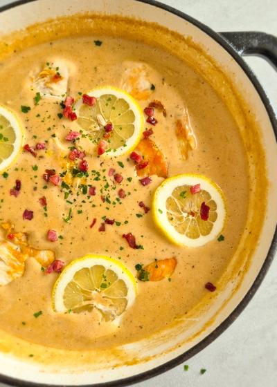 Hähnchen in Zitronen-Sahne-Sauce - Bild 2