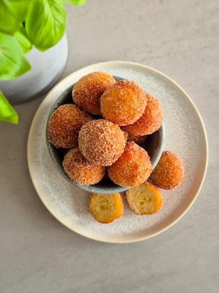 Fluffige Quarkbällchen wie vom Jahrmarkt