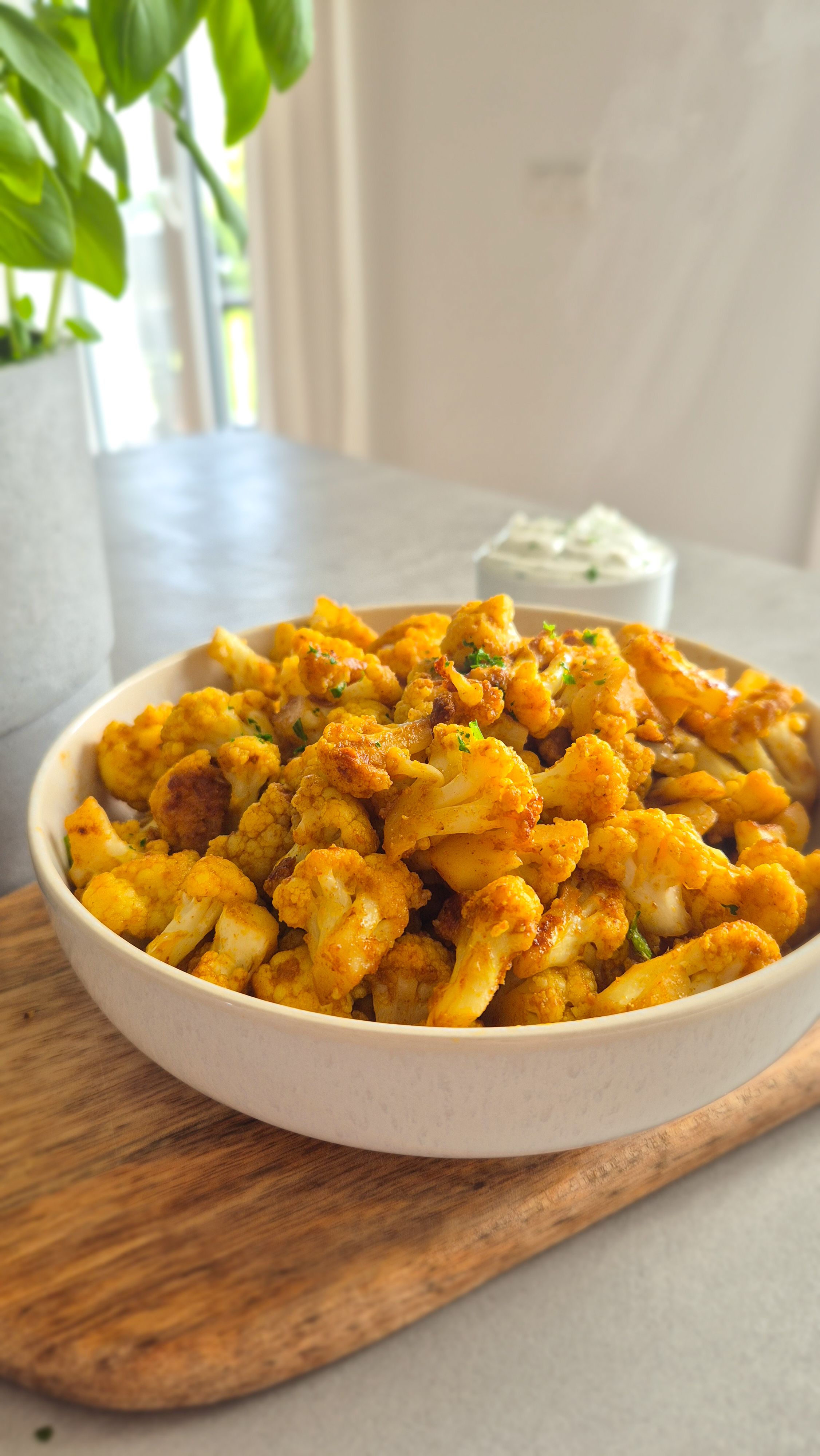 Schneller Blumenkohl aus der Pfanne mit einer Curry-Note.