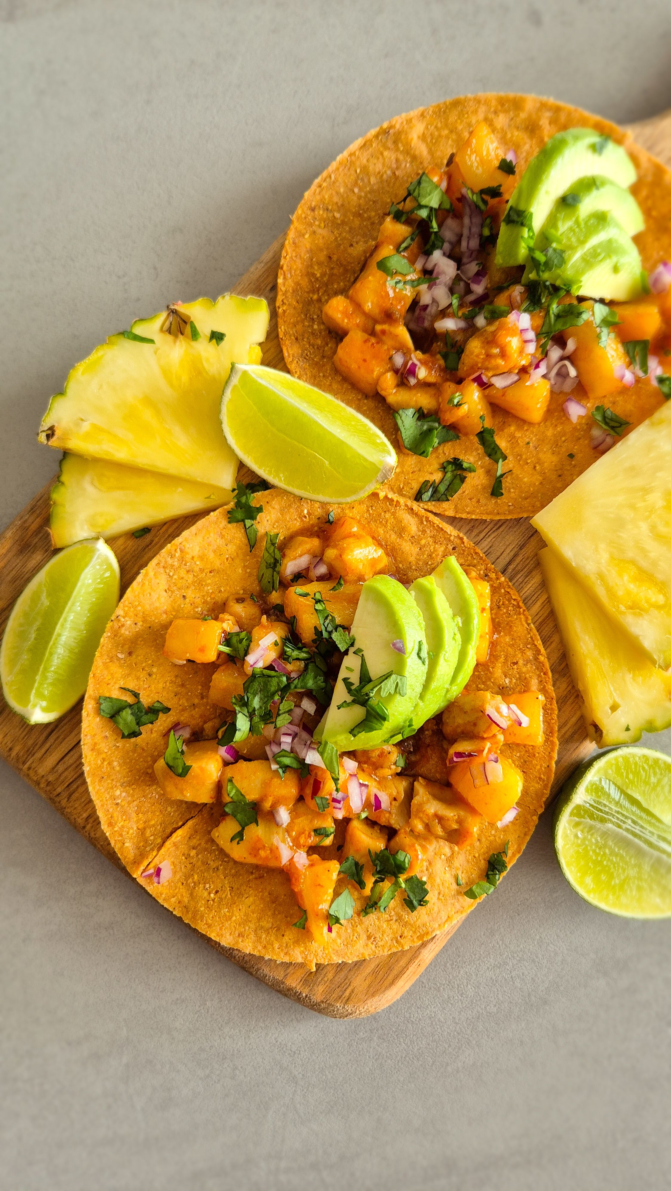 Chipotle Ananas Hähnchen Tostadas - Bild 3