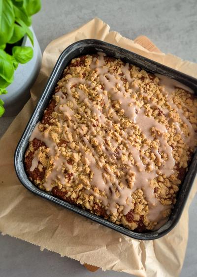 Karottenkuchen mit Zimtstreuseln & Zuckerguss - Bild 3