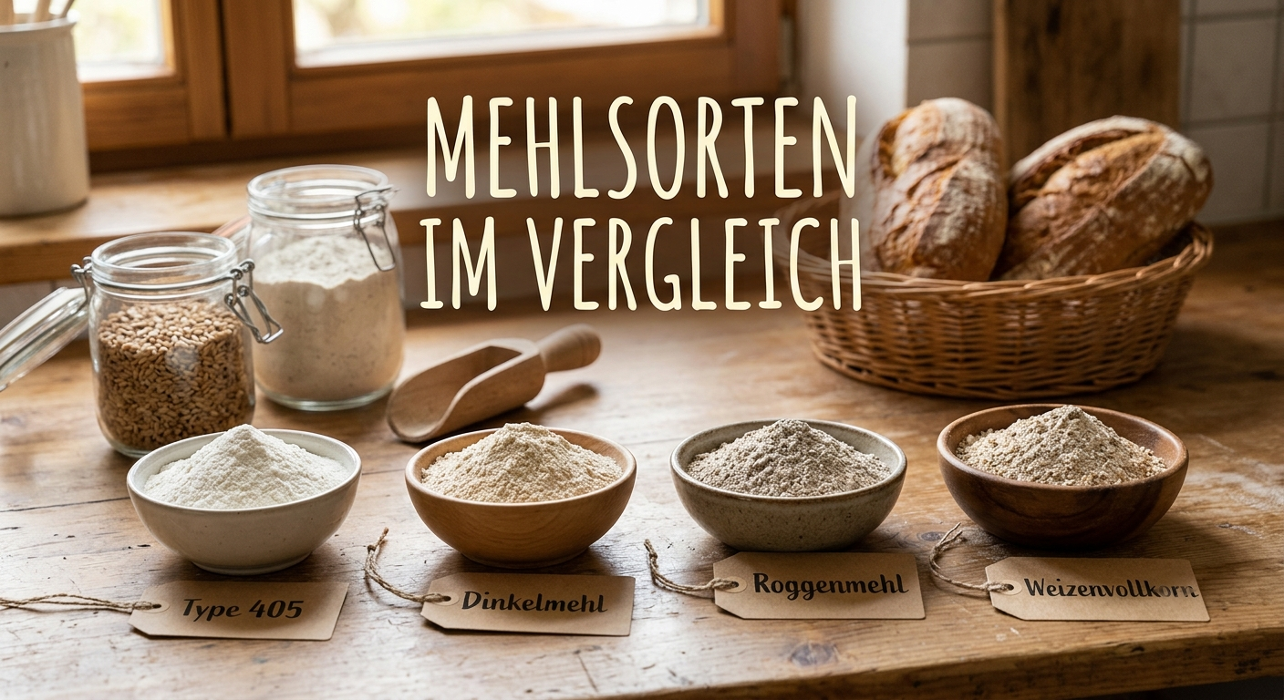 Mehlsorten im Vergleich: Welches Mehl wofür?