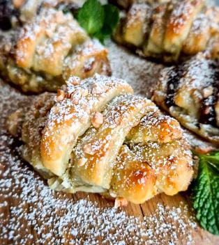 Süße Mini Croissants