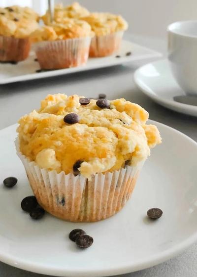 Schokobananen-Muffins mit Streuseln - Hauptbild