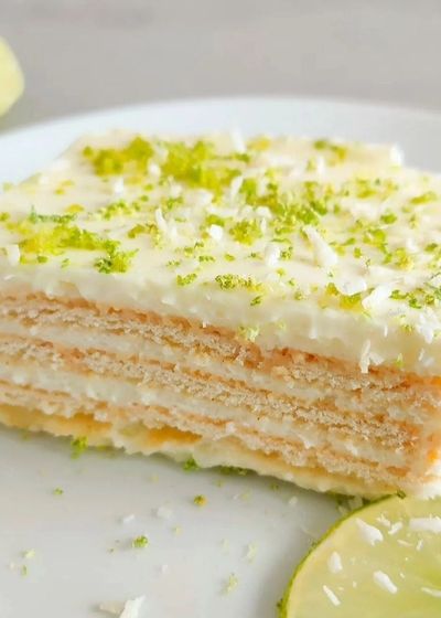 Carlota de Limón - Schneller Limettenkuchen - Hauptbild