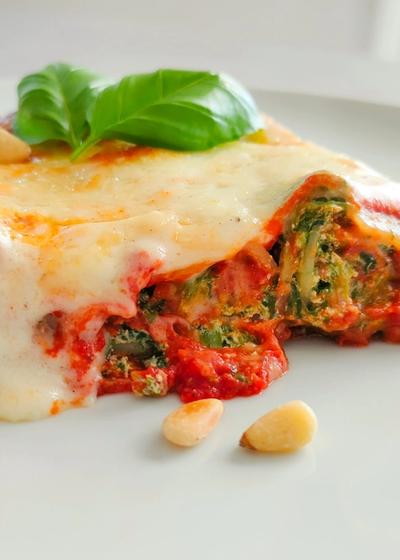 Cannelloni mit Spinat-Ricotta-Füllung und Béchamelsauce - Bild 2