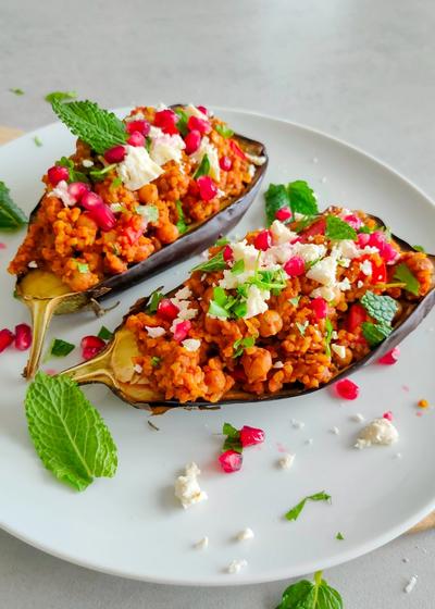 Auberginen mit Bulgurfüllung - Türkische Art - Bild 2