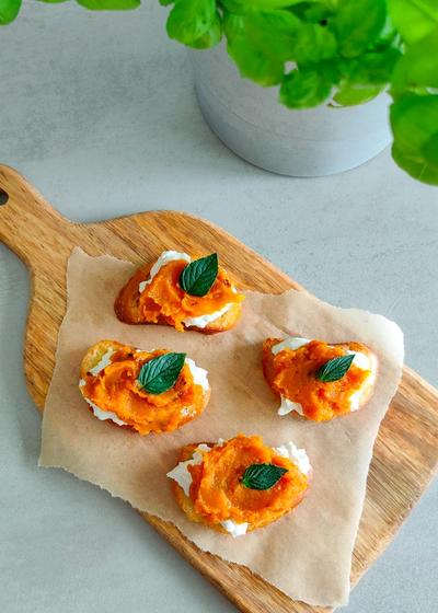 Burrata-Kürbis-Crostini - Bild 2