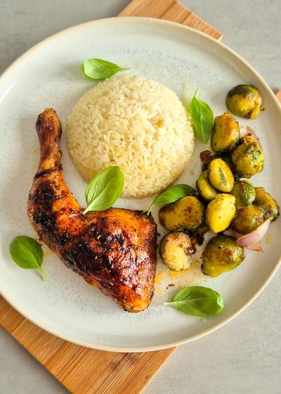 Würzige Hähnchenschenkel aus dem Backofen - Hauptbild