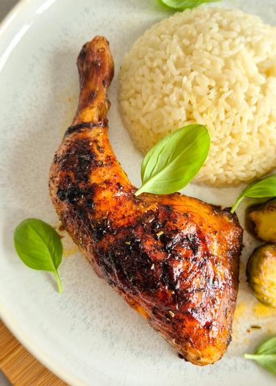 Würzige Hähnchenschenkel aus dem Backofen - Bild 3
