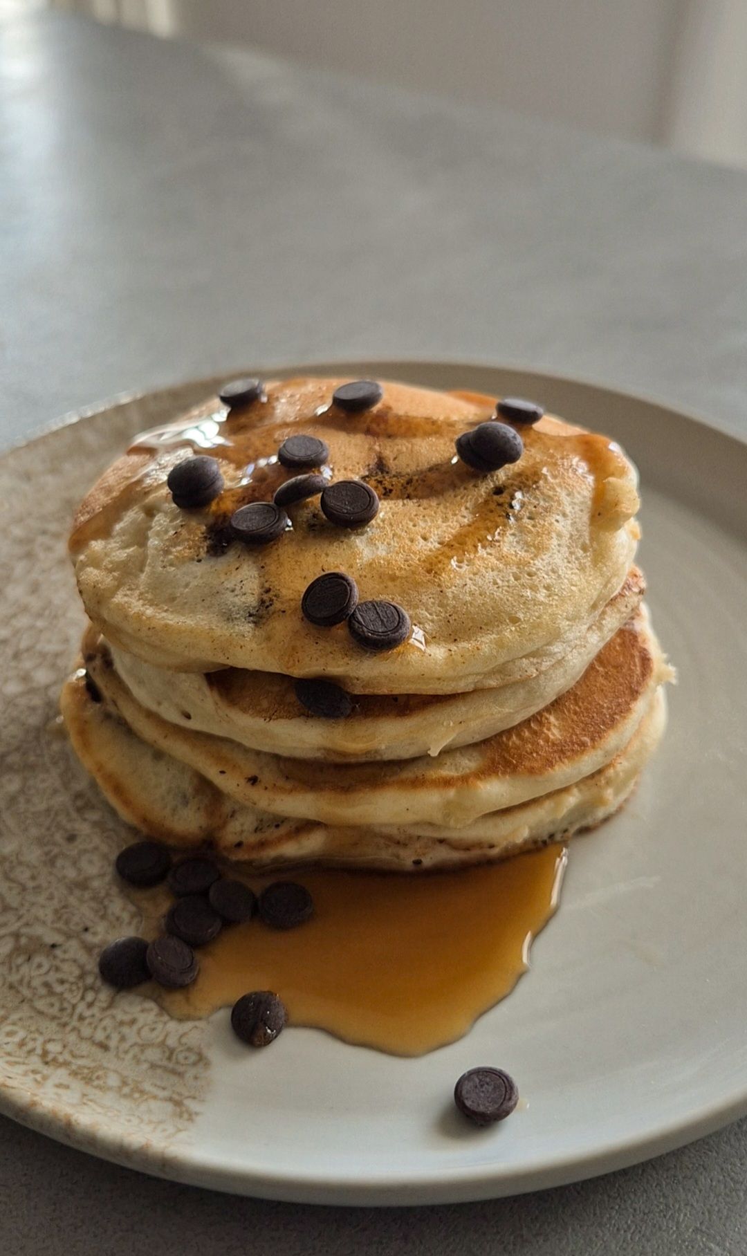 Chocolate Chip Banana Pancakes