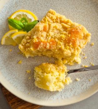 Lemon Curd Streuselkuchen