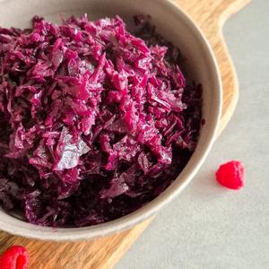 Himbeer-Rotkohl