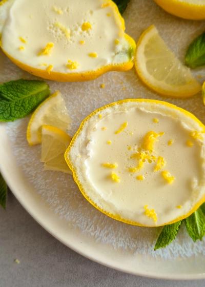Lemon Posset - Zitronencreme aus nur 3 Zutaten ohne backen.