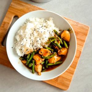 Chicken Teriyaki mit grünen Bohnen