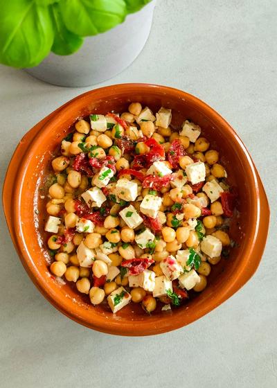 Mediterraner Kichererbsensalat - Hauptbild