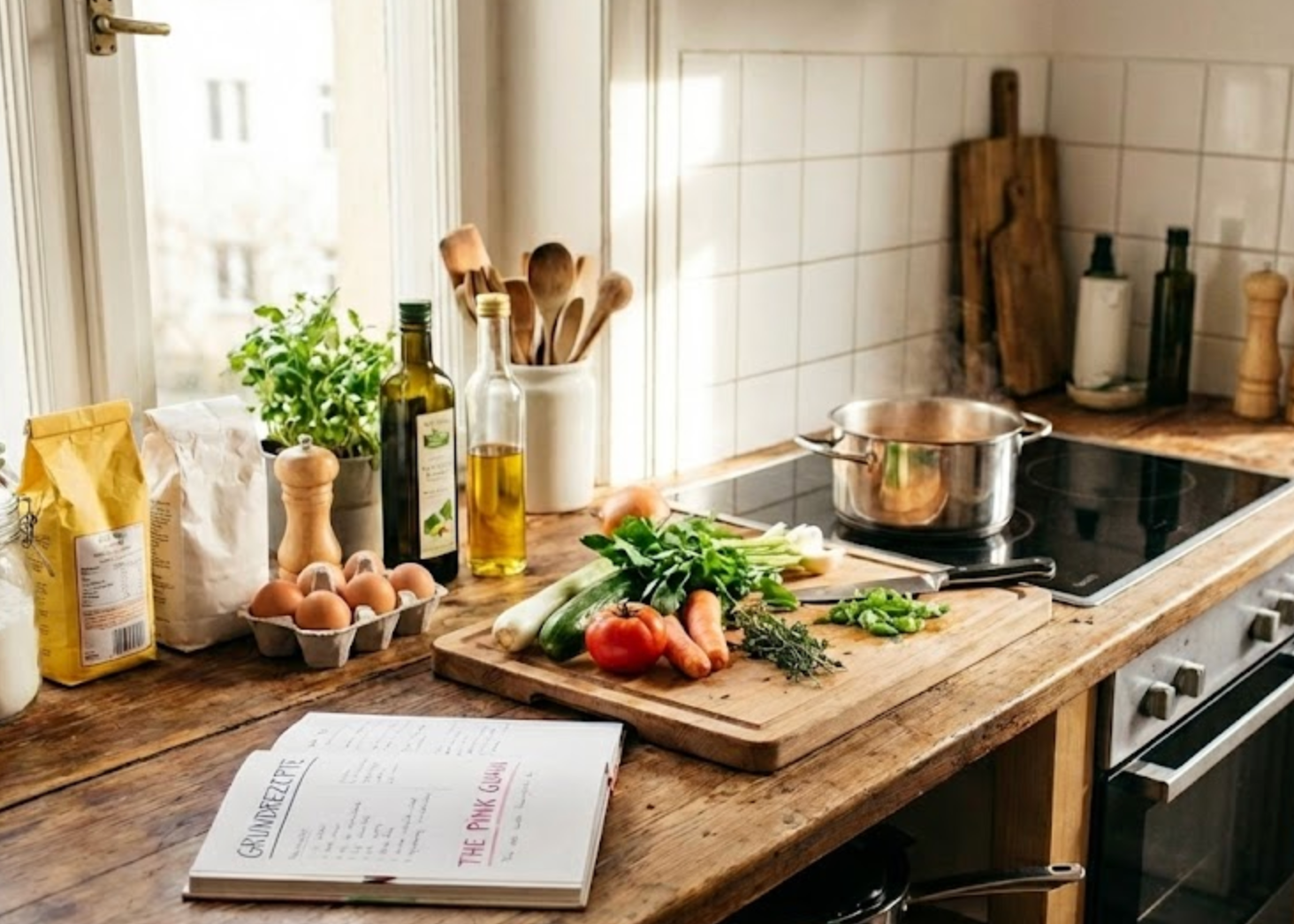 Kochen lernen: 10 Grundrezepte für Anfänger