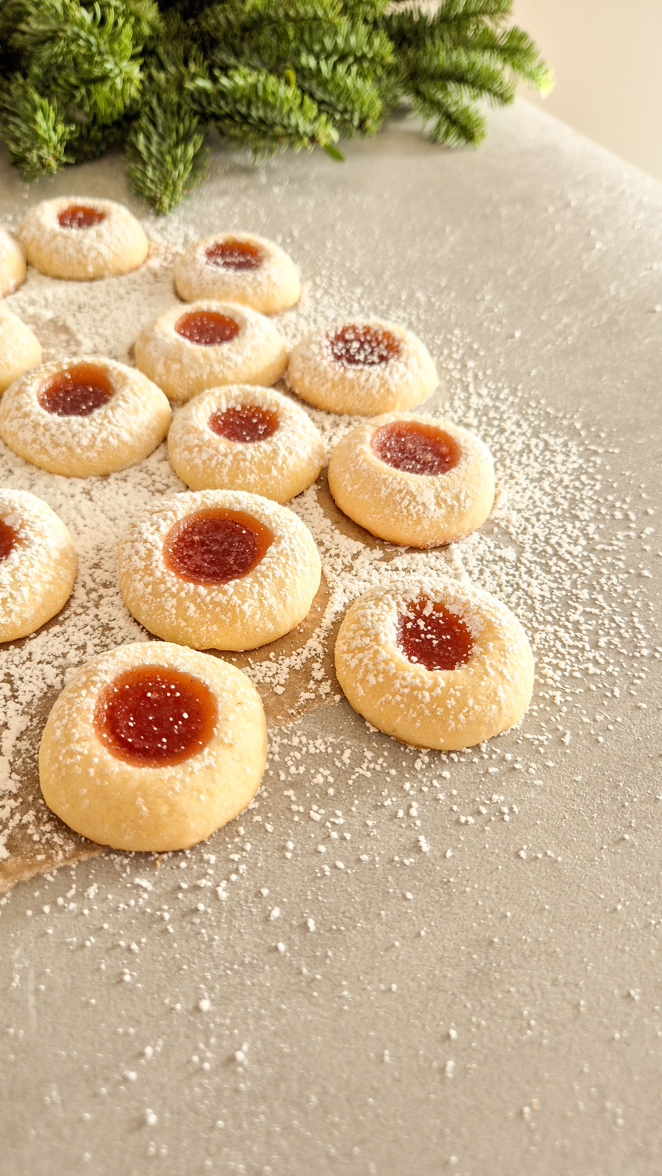 Engelsaugen - Plätzchen mit Marmeladenkern
