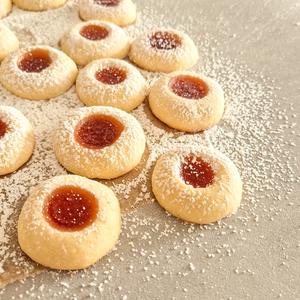 Engelsaugen - Plätzchen mit Marmeladenkern