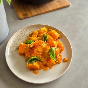 Kürbis-Gnocchi-Auflauf