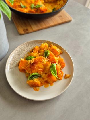 Kürbis-Gnocchi-Auflauf