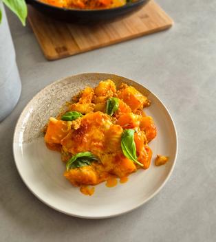 Kürbis-Gnocchi-Auflauf