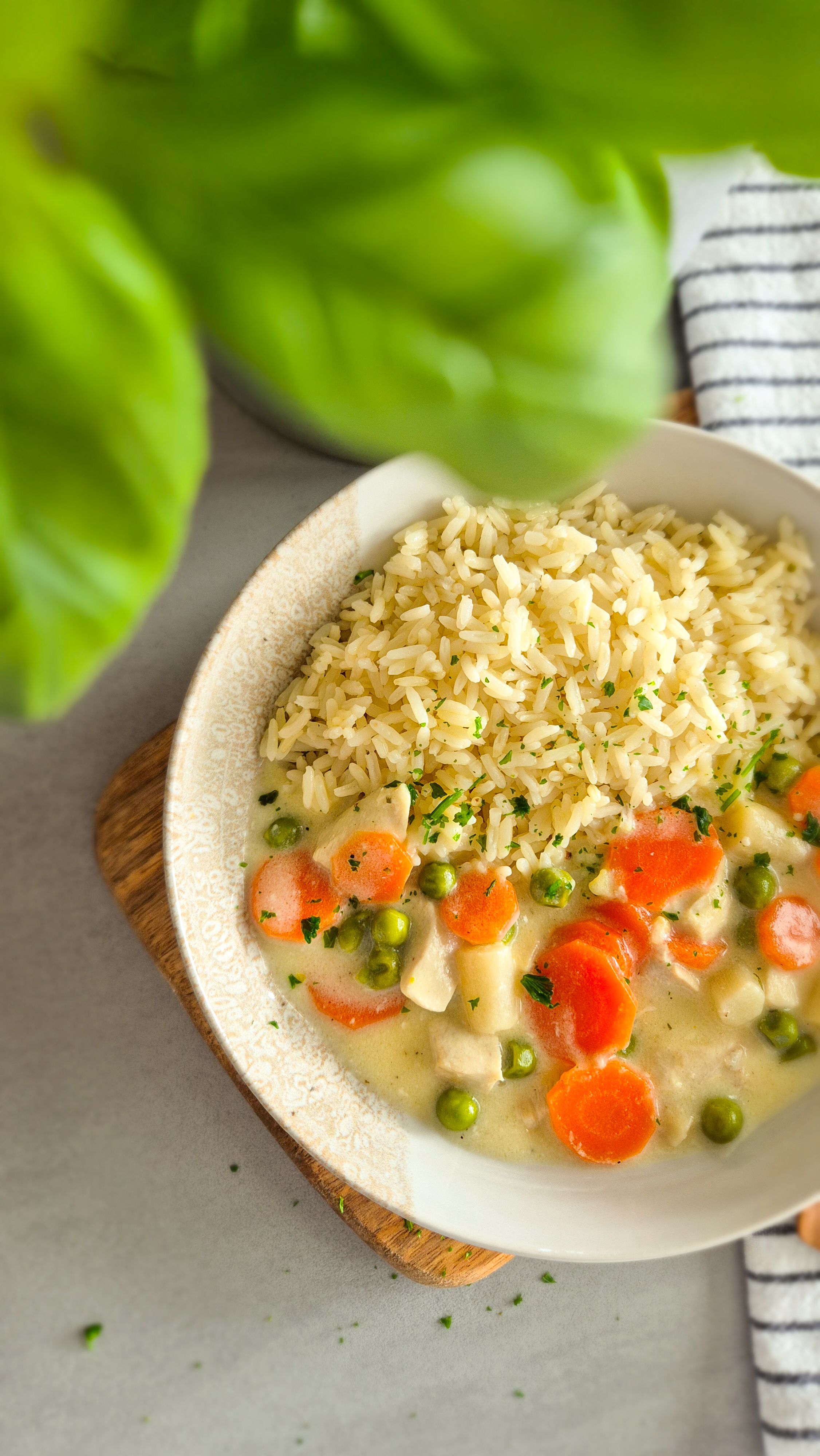 Hühnerfrikassee - schnell und einfach