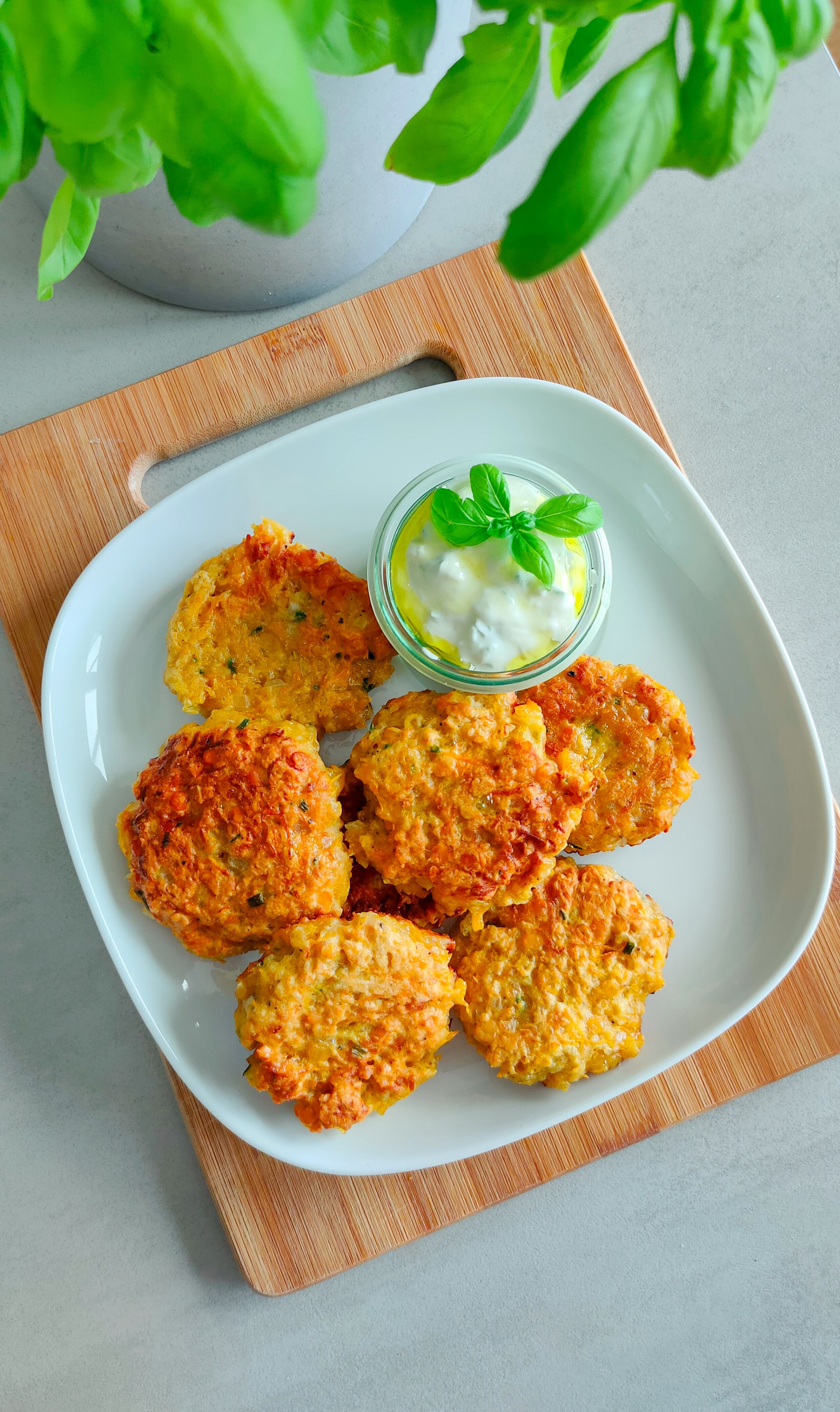 Rote Linsen Bratlinge