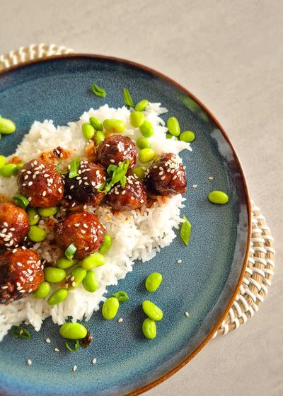 Gochujang Meatballs - Koreanische Art - Bild 3