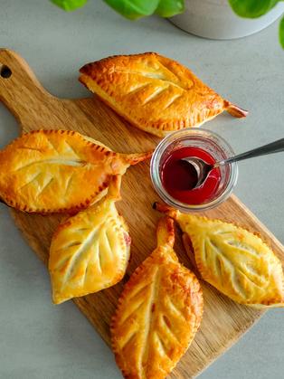 Cranberry Mozzarella Blätter