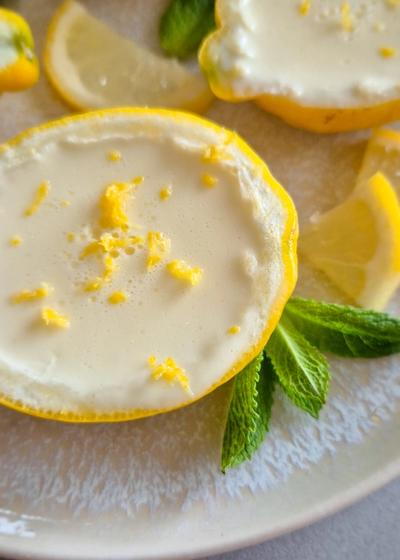 Lemon Posset - Zitronencreme aus nur 3 Zutaten ohne backen.