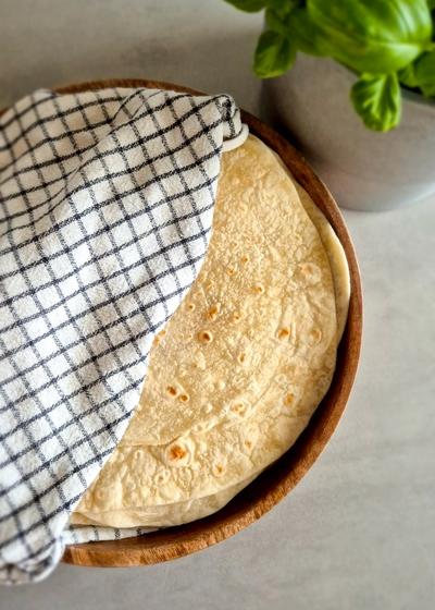 Authentische Weizentortillas (vegan) - Hauptbild