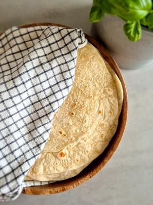 Authentische Weizentortillas (vegan)