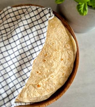 Authentische Weizentortillas (vegan)