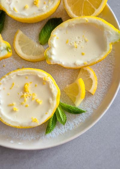 Lemon Posset - Zitronencreme aus nur 3 Zutaten ohne backen.