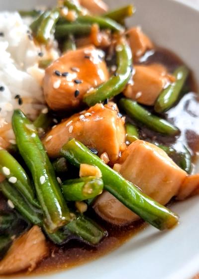 Chicken Teriyaki mit grünen Bohnen - Bild 4
