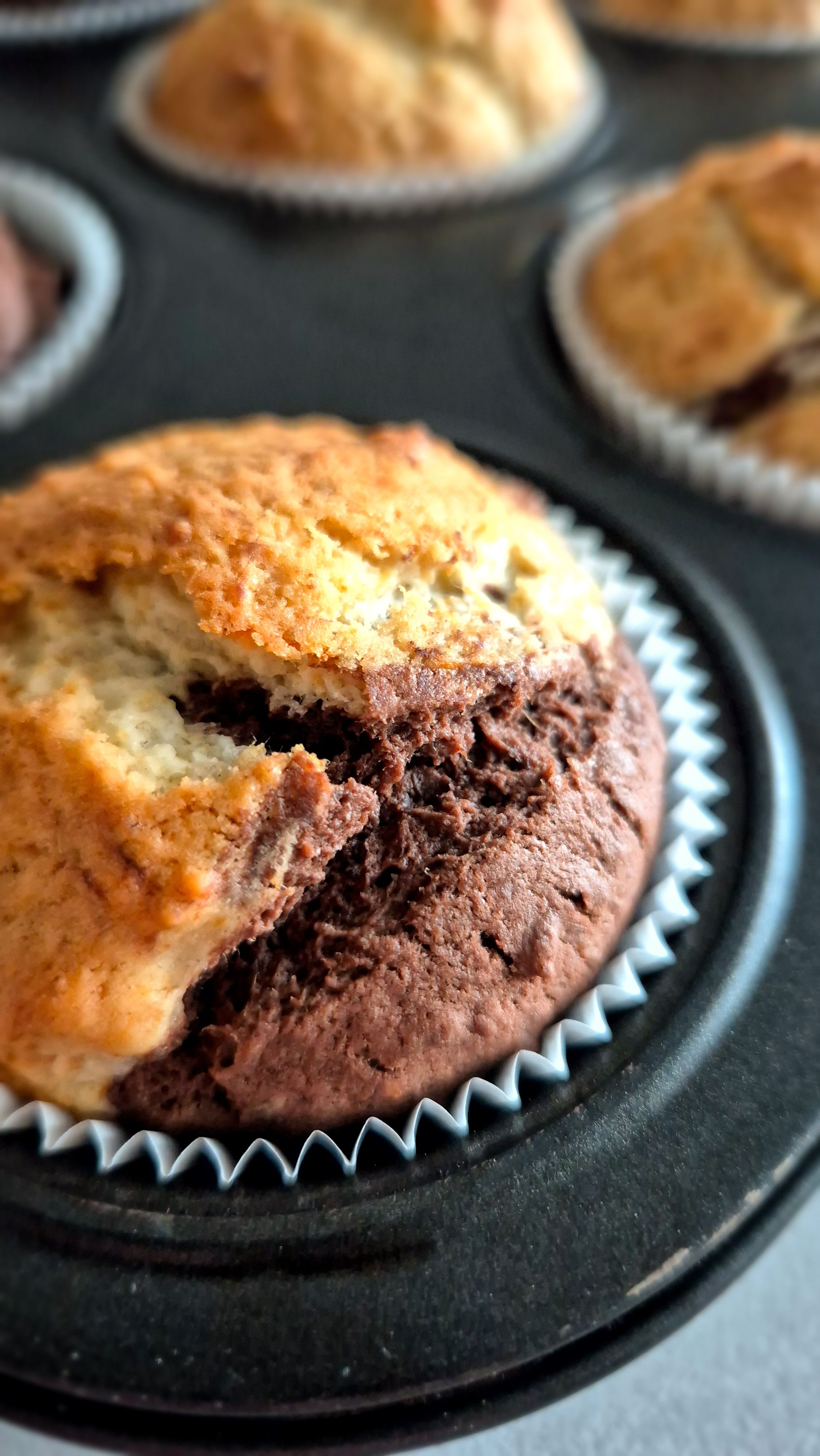 Schoko-Bananen-Muffins
