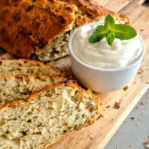 Rucola-Knoblauch-Brot