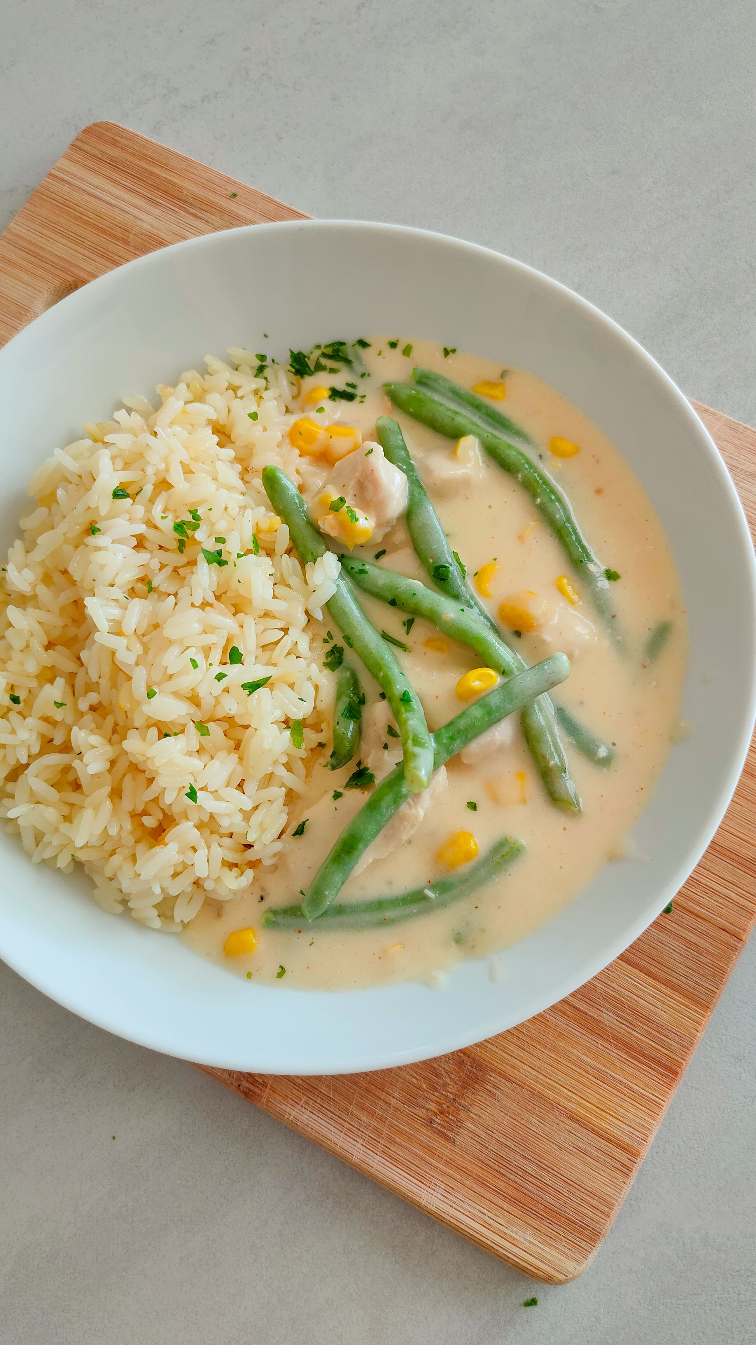 Falsches Hühnerfrikassee