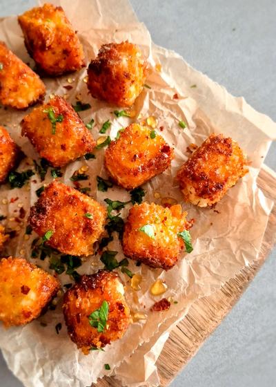 Feta in Cornflakes-Knusperpanade - Bild 2