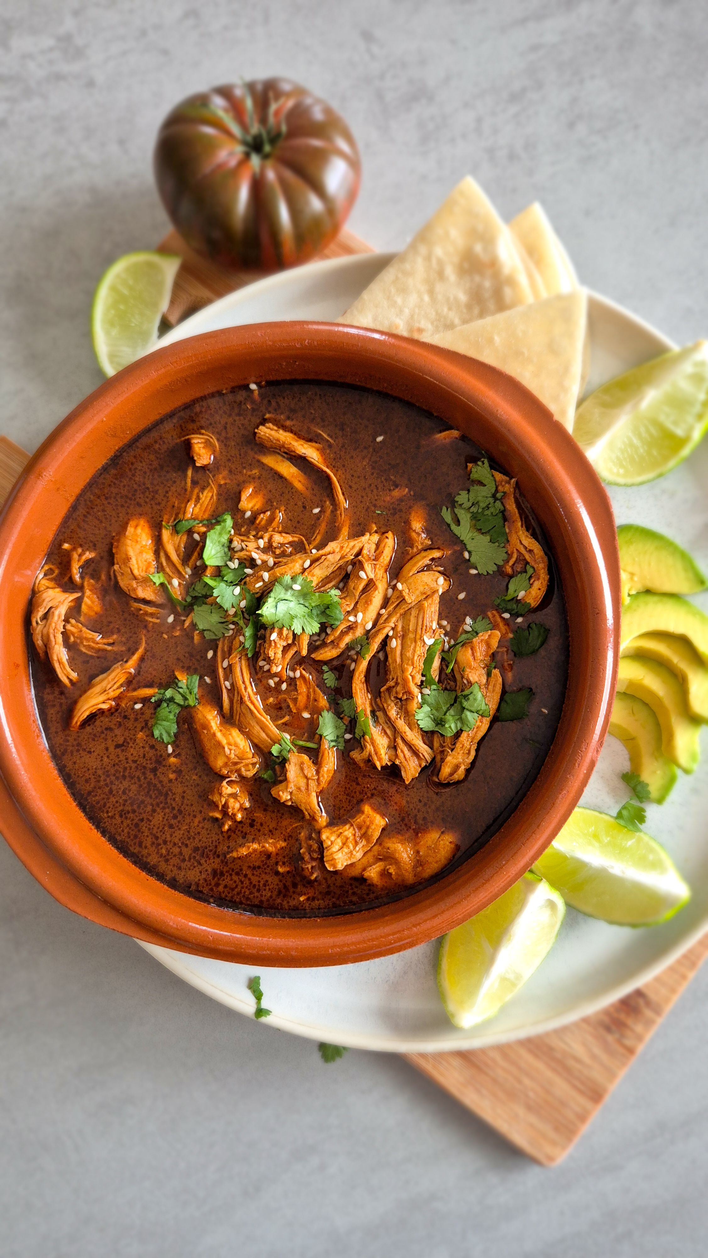 Mole Poblano - Hähnchen in Chili-Schokoladensauce