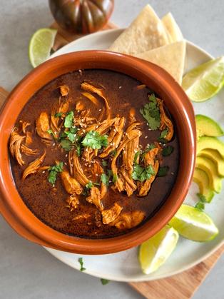 Mole Poblano - Hähnchen in Chili-Schokoladensauce