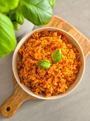 Einfacher Tomatenreis