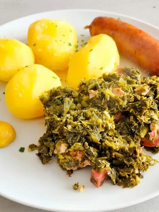 Grünkohl mit Pinkel