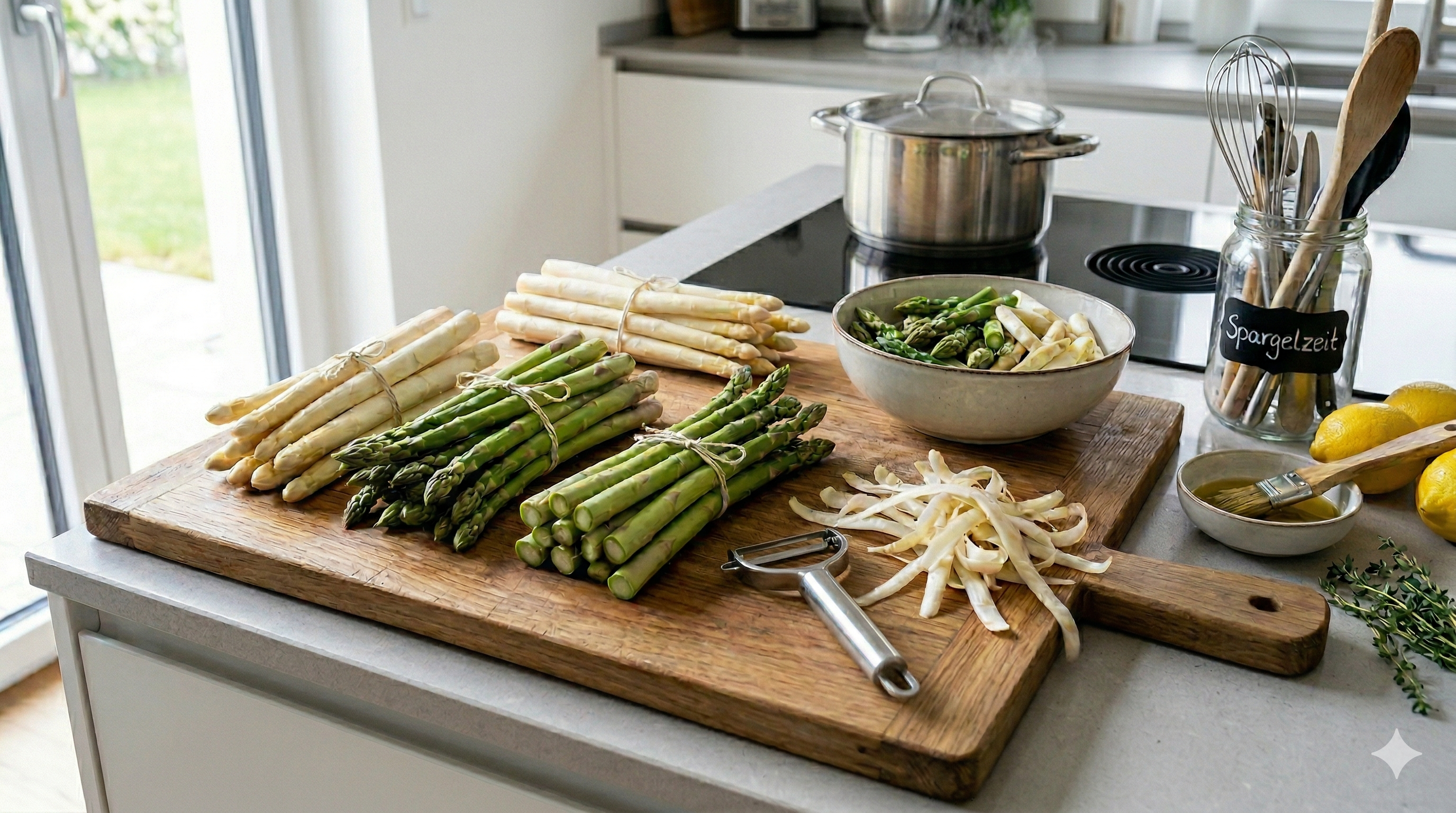Spargel zubereiten: Vom Einkauf bis auf den Teller