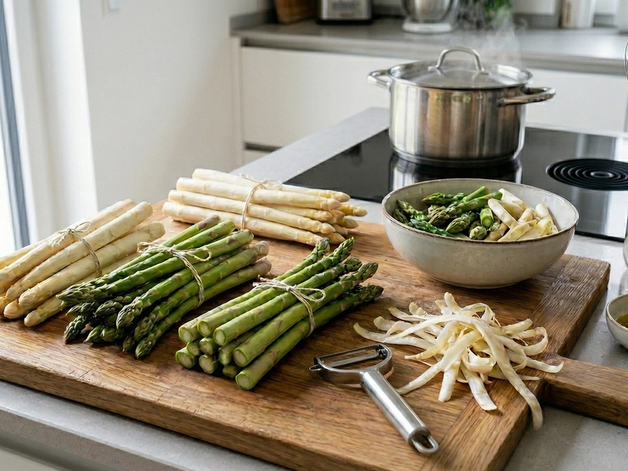 Spargel zubereiten: Vom Einkauf bis auf den Teller