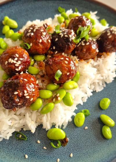Gochujang Meatballs - Koreanische Art - Bild 4