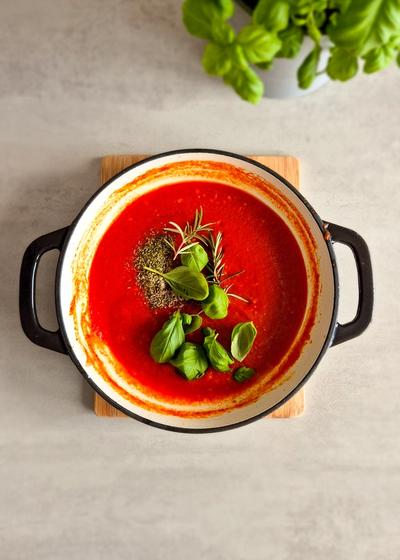 Pasta al Pomodoro- Spaghetti Napoli - Bild 4