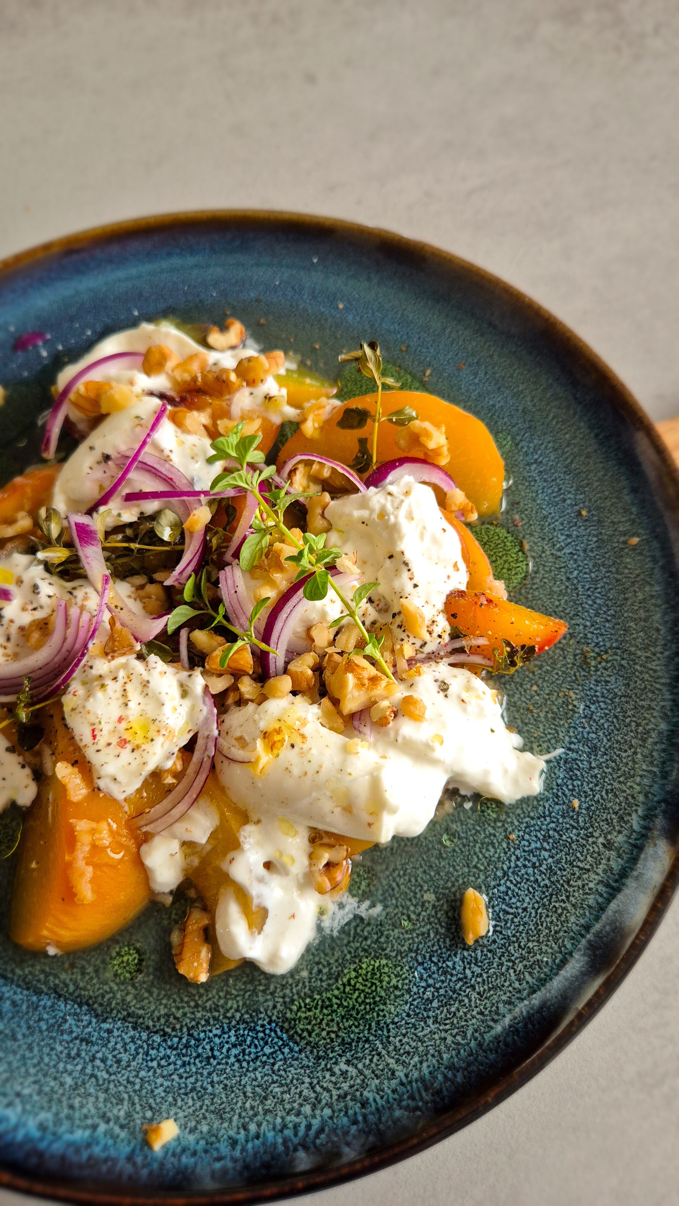 Gebackener Pfirsich mit Burrata - Thumbnail 2